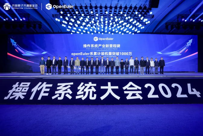 操作系统大会2024丨云顶集团动力蝉联“openEuler社区凸起贡献单元”